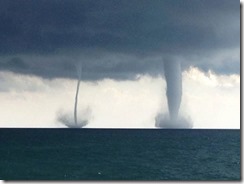 waterspouts